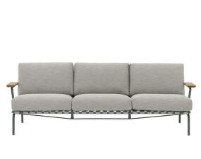 Pohovka Settle Sofa 3-Seater, Ribbed Weave 2/dark green