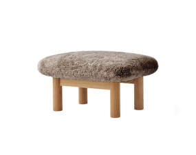 Ottoman Brasilia, Sheepskin sahara/natural oak