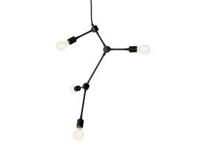 Ex-display lustr Franklin Chandelier, black