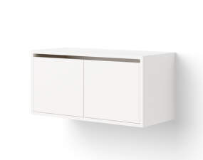 Závěsná skříňka Cabinet Low w. Doors, white