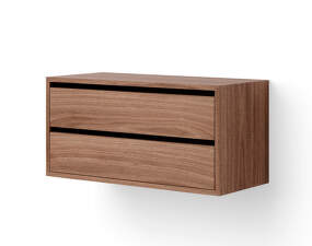 Závěsná skříňka Cabinet Low w. Drawers, walnut