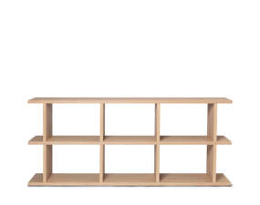 Knihovna Kona Bookcase 3x2, natural