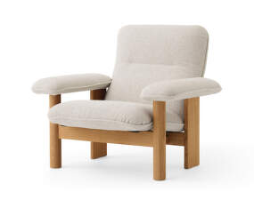 Křeslo Brasilia Lounge Chair, Moss 0011/natural oak