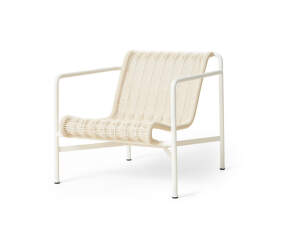 Křeslo Palissade Cord Lounge Chair Low, cream white