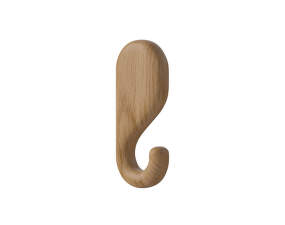 Nástěnný věšák Nob 11.5 cm, solid oiled oak