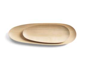 Dřevěné tácy Thin Oval Boards, sycamore