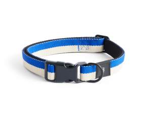 Obojek pro psa Dogs Collar Flat M/L, off-white/blue