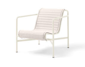 Textilní podsedák Palissade Lounge Chair Low quilted cushion, cream white