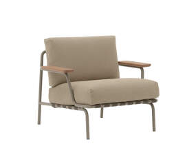 Křeslo Settle Lounge Chair, Ribbed Weave 5/taupe