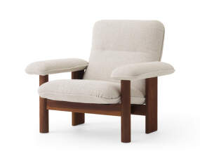 Křeslo Brasilia Lounge Chair, Moss 0011/walnut