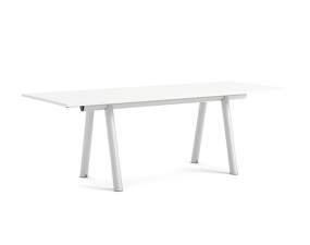Vysoký stůl Boa 280x110x95 cm, metallic grey / white laminate