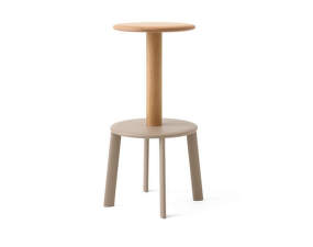 Barová židle Massif Bar Stool AV40, oak/grey beige