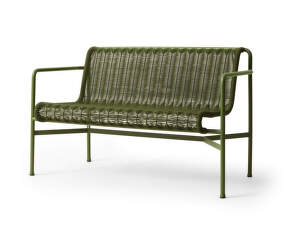 Lavička Palissade Cord Dining Bench, olive