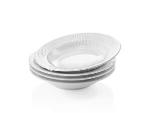 Hluboký talíř Legio Nova Deep Plate 22 cm 4ks, white