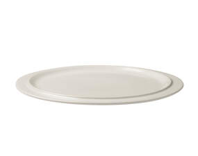 Servírovací talíř Edge Serving Plate Ø35 cm, ecru stoneware