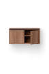 Závěsná skříňka Cabinet Low w. Doors, walnut