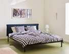 Postel Tamoto Bed, anthracite/Metaphor 008