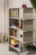 Policový regál Hes Bookcase, pebble grey