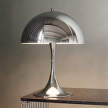 Stolní lampa Panthella 250, chrome plated