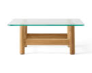 Konferenční stolek Brasilia Lounge Table, natural oak