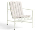 Textilní podsedák Palissade Lounge Chair High Soft Quilted Cushion, cream white