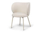 Jídelní židle Rico Nordic Bouclé, off-white/cashmere