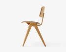 Židle Daystak Side Chair RD1, beech/walnut