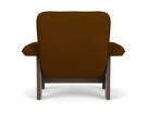 Křeslo Brasilia Lounge Chair, Baru 0450/dark stained oak