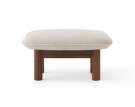 Ottoman Brasilia, Moss 0011/walnut