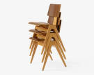 Židle Daystak Side Chair RD1, beech/walnut