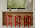 Barová stolička Doon Bar Stool 65 cm, tomato red