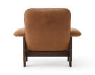 Křeslo Brasilia Lounge Chair, Dunes camel/dark stained oak