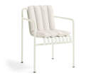 Prošívaný podsedák Palissade Dining Armchair Soft Quilted Cushion, cream white