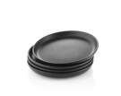 Talíř Nordic Kitchen Plate 21 cm 4ks, black