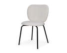 Jídelní židle Rico Side Chair Soft Bouclé, off-white/black