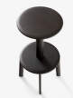 Barová židle Massif Bar Stool AV40, dark oak/warm black