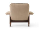 Křeslo Brasilia Lounge Chair, Bouclé 02/walnut