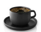 Hrníček s podšálkem Nordic Kitchen Cup 20 cl with Saucer 4ks, black