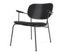 Křeslo Co Lounge Chair, black oak/Re-wool 0198