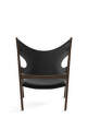 Křeslo Knitting Lounge Chair Leather, walnut/Dakar 0842