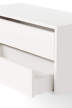 Policová sestava Wardrobe Shelf Cabinet w. Drawers 1, white/white