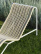 Lehátko Palissade Cord Chaise Longue, cream white