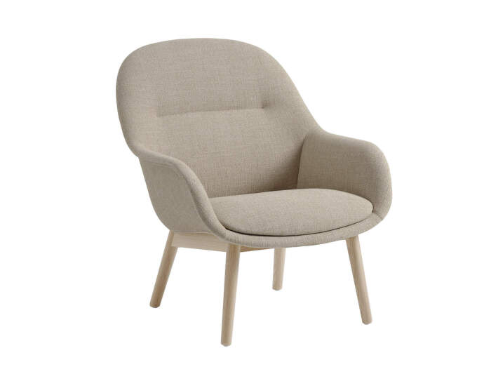 Křeslo Fiber Lounge Armchair Wood, Ecriture 240/oak