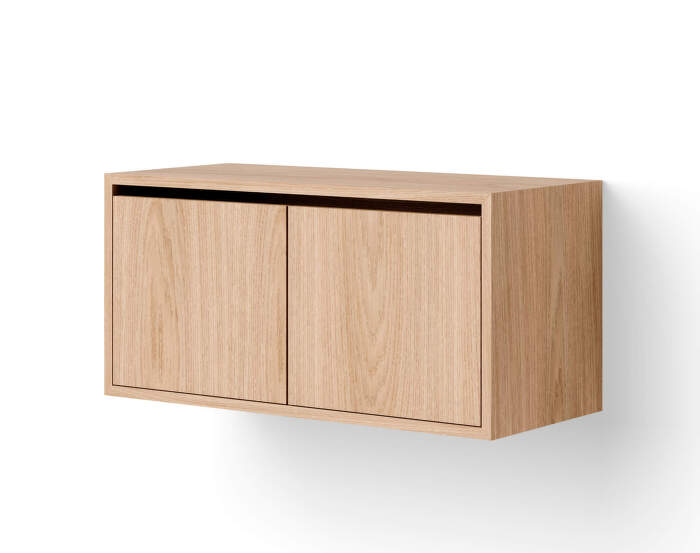 Závěsná skříňka Cabinet Low w. Doors, oak