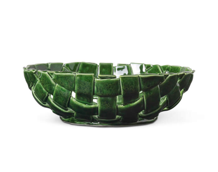 Keramická mísa Plait Bowl Ø30, emerald green