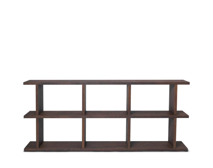 Knihovna Kona Bookcase 3x2, dark stained