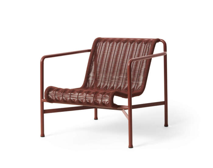 Křeslo Palissade Cord Lounge Chair Low, iron red