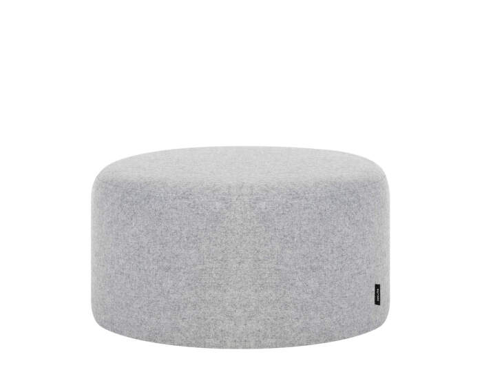 Pouf Folk Low, univerzal grey wool