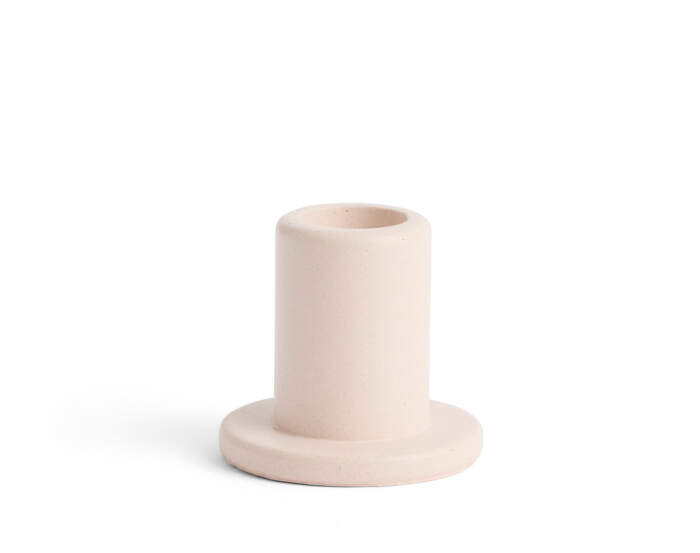 Svícen Tube Concrete Small, light pink