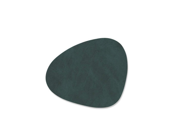 Podložka pod skleničku Curve Nupo, dark green